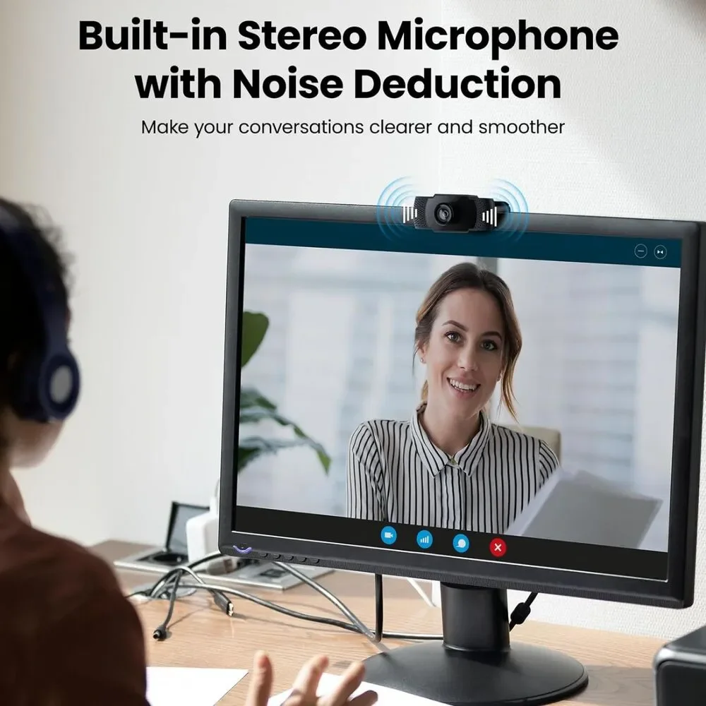 NIB- Wansview 106 - 1080P Webcam with Microphone